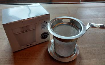 Tee-Sieb mit Ablage/Deckel T-Bar
